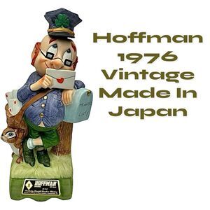 Mr. Lucky Hoffman Distilling Co Mr. Mailman Musical Decanter 1976 Rare Irish